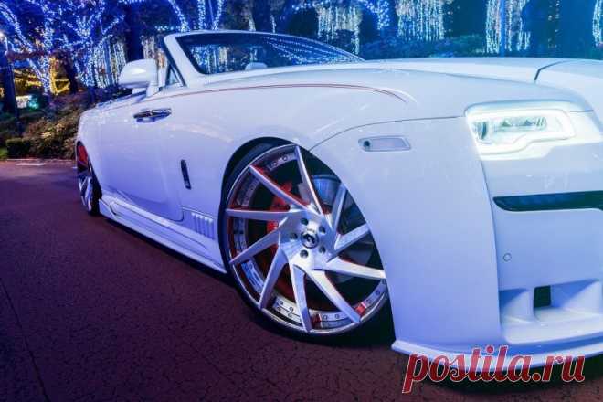 Нескромный Rolls-Royce Dawn из Японии с обвесом от ателье Wald (13 фото) . Чёрт побери