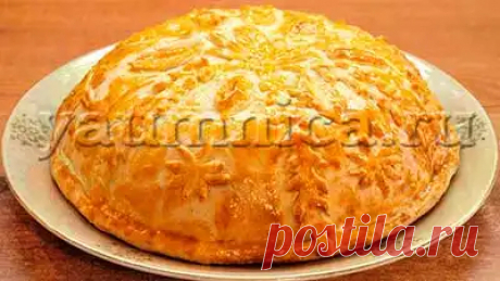 Простой рецепт курника с рисом