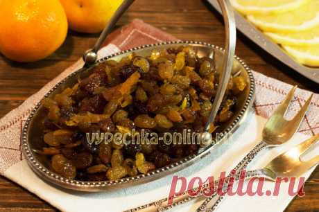 Как замочить изюм для выпечки