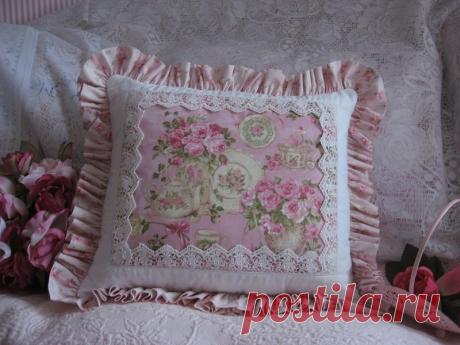 «подушки в стиле Шебби шик — создаём романтику» — карточка пользователя Lana Asyutina в Яндекс.Коллекциях