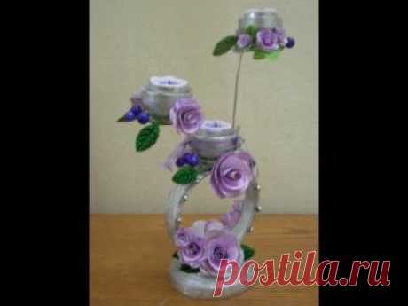 Take a look how you can make a Candle stand with papers.... Disclaimer :- Any re-uploading, recording, re-editing, redistribution of this video is strictly p...