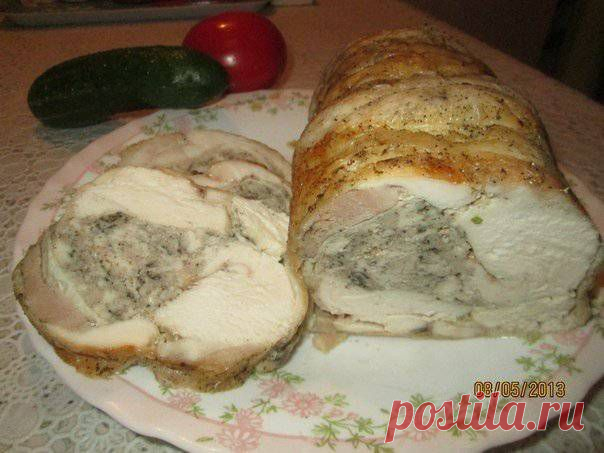 Куриный рулет со специями