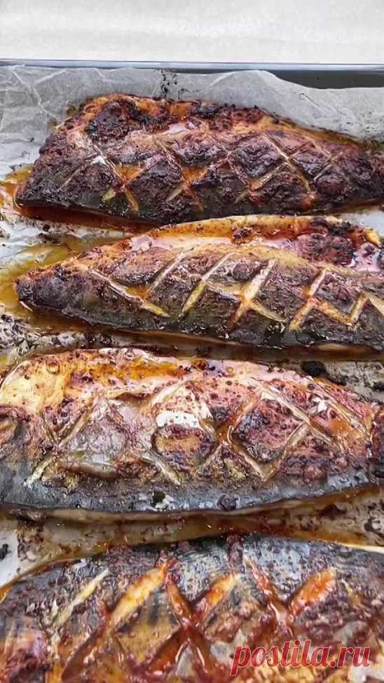 Скумбрия в духовке