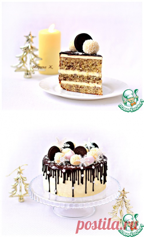 Муссовый торт "Рафаэло" - кулинарный рецепт