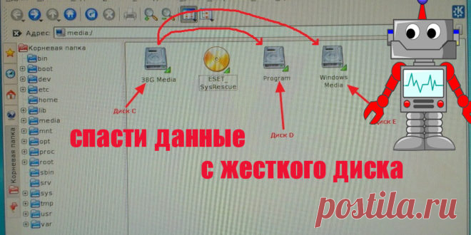 Как спасти данные на компьютере самостоятельно