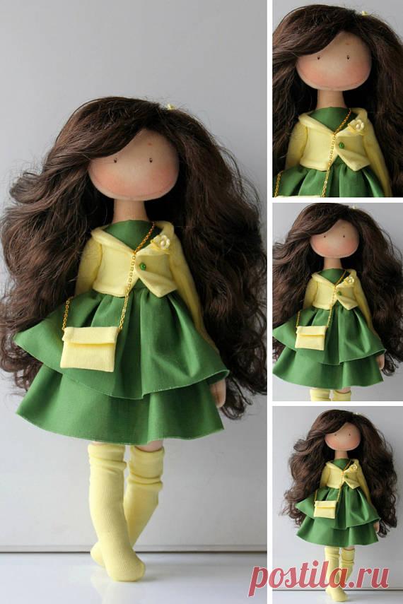 Portrait doll Poupée Annkirillart doll American doll Fabric