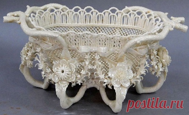 Секреты плетеного кружевного ирландского фарфора, производимого фирмой «Belleek»