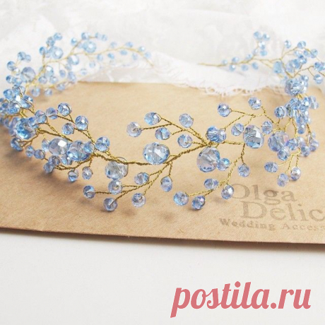 Как же он здорово смотрится в волосах!))) #Веночек #olgadelice