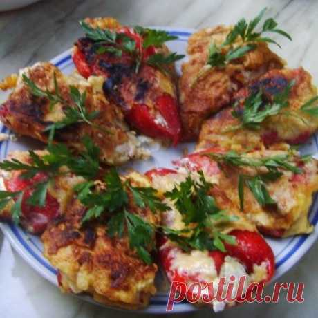 Знакомая тема, печеные перцы и брынза - &quot;Чушки бюрек&quot;