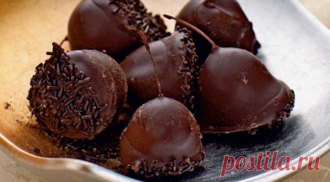 «Вишня в шоколаде», пошаговый рецепт с фото