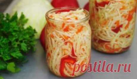 Маринованная капуста быстрого приготовления. Быстро и вкусно