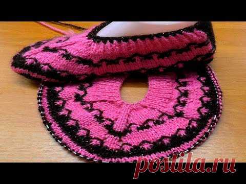 ВЯЖЕМ  тепленькие  Следочки из остатков  пряжи