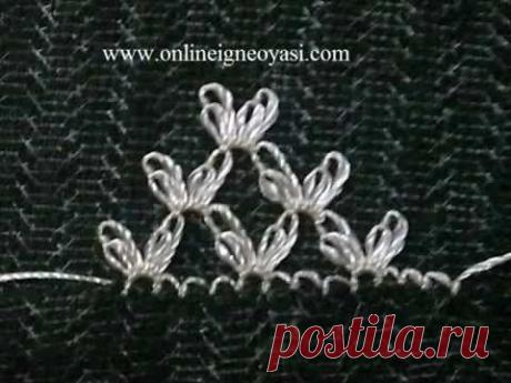 Турецкое кружево- урок 2 *Обвязка края* - дуги
