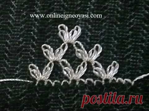 Турецкое кружево- урок 2 *Обвязка края* - дуги