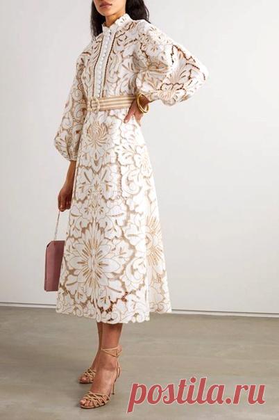 Платья - Вышивка CutWork.

#Wilcom#Bernina#Embird#создамдизайнмашиннойвышивки