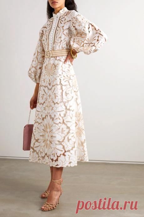 Платья - Вышивка CutWork.

#Wilcom#Bernina#Embird#создамдизайнмашиннойвышивки