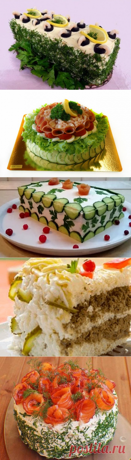 БУТЕРБРОДНЫЕ ТОРТЫ - ОРИГИНАЛЬНЫЕ РЕЦЕПТЫ ВКУСНОЙ ЗАКУСКИ