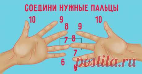 Пронумеруй пальцы от 6 до 10, а затем соедини нужные номера.