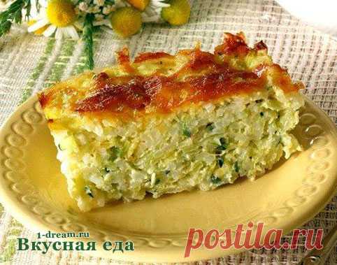 Запеканка из кабачков в мультиварке - кабачковая запеканка с сыром - Вкусная еда