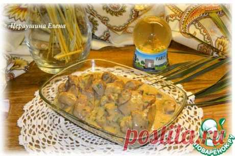 Куриная печень по-французски