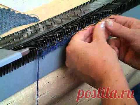 Ажурный узор "Соты" (Нева-1, Нева-2, Северянка) - Яндекс.Видео