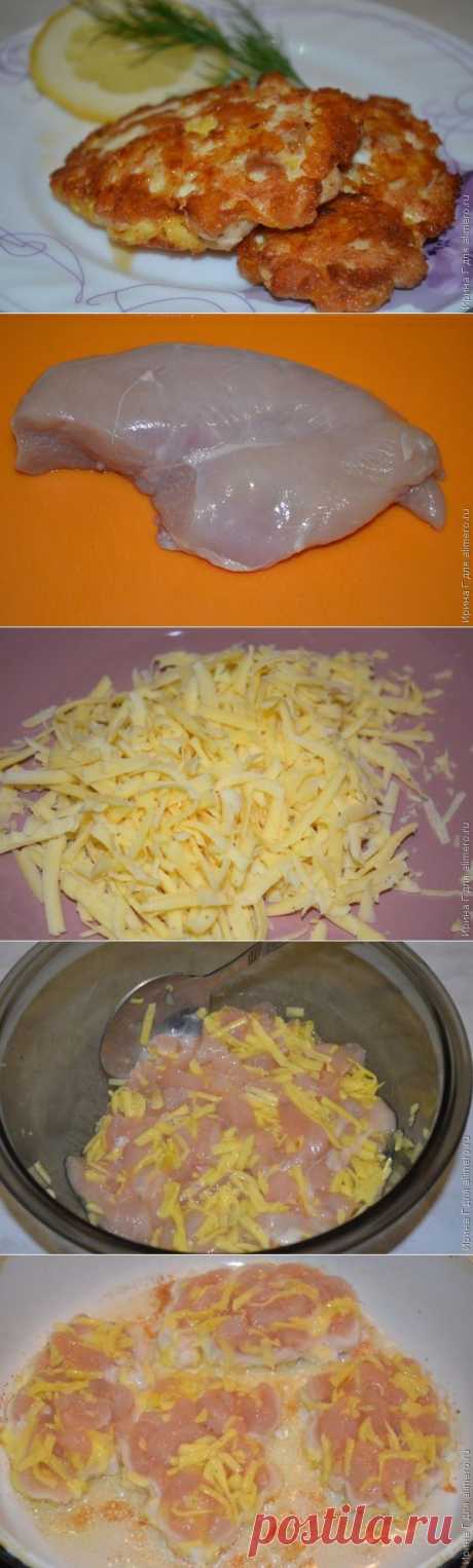 Курино-сырные рубленые котлеты