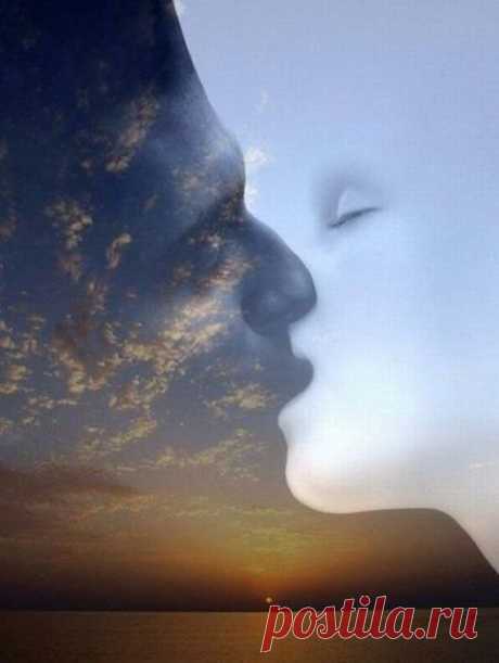 THE LOVE AFFAIR BETWEEN NIGHT AND DAY....SUN AND MOON .