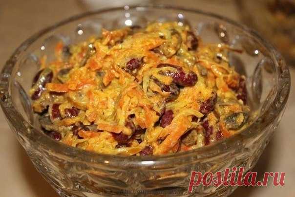 Салат из красной фасоли