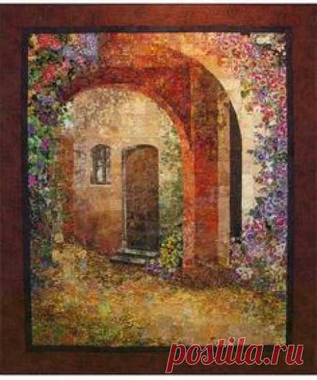 easy landscape art quilt pattern | Quilts, Quilts, Quilts