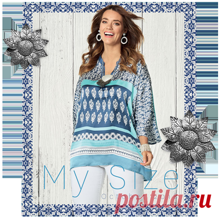 Lookbook одежды для полных девушек и женщин австралийского бренда My Size октябрь 2018
