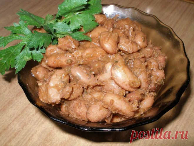 Лобио из фасоли в мультиварке