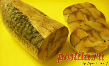 Закусочный рулет из скумбрии