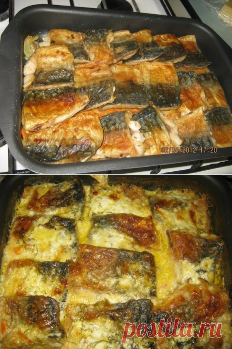 Скумбрия в духовке - Простые рецепты Овкусе.ру
