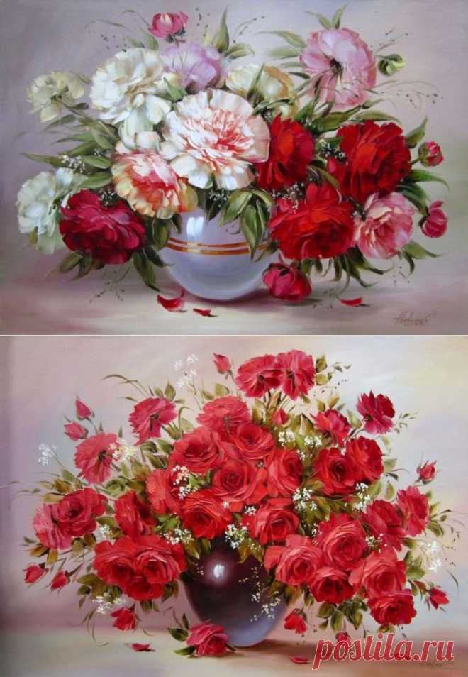 Художница Надежда Левицкая