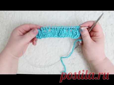 Простой ажурный узор спицами для кардигана, шапки, берета.