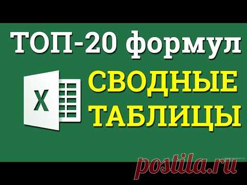 Сводные таблицы excel. Анализ больших таблиц за 2 минуты.