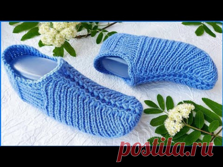 Бесшовные следки на 2-х спицах. Подробный мастер класс. МК ДЛЯ НАЧИНАЮЩИХ.