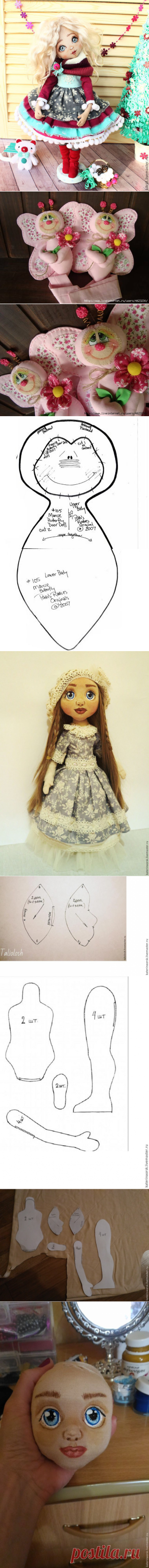 ТЕКСТИЛЬНАЯ КУКЛА,ВЫКРОЙКИ | Касандра Пайгильдина | Фотографии и советы на Постиле
