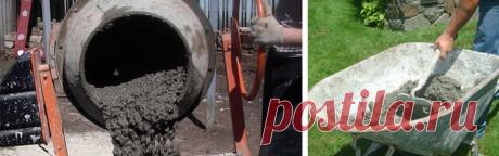 Сколько бетона получится из 50 кг цемента: технология самостоятельного расчета