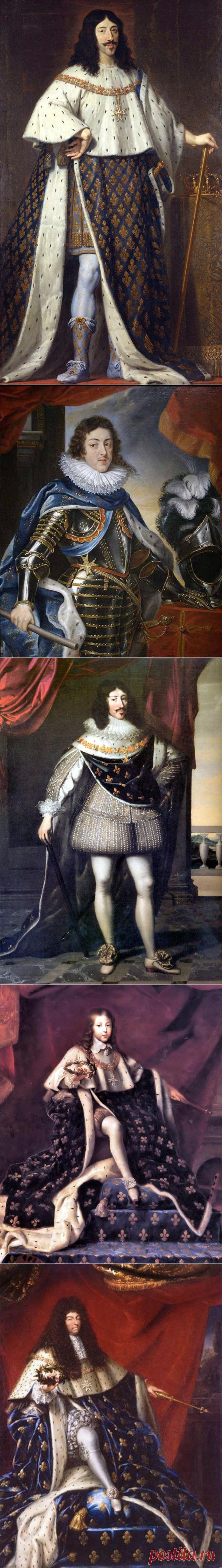 Монархи Франции. Портреты.