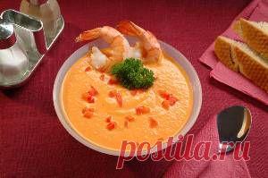 Суп–пюре из креветок