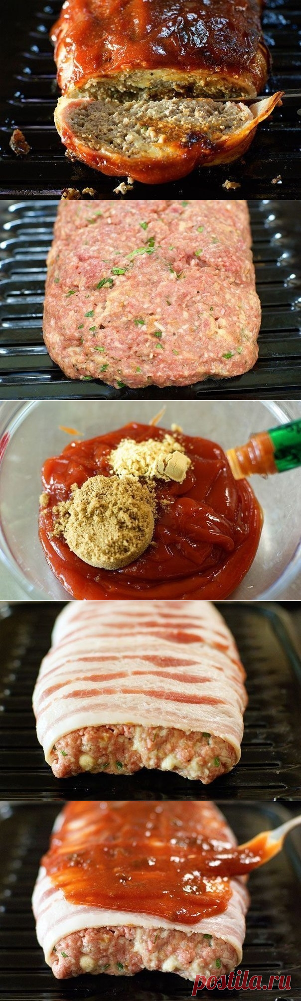 Как приготовить мясной рулет - рецепт, ингридиенты и фотографии