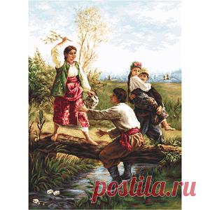 Через кладку В559 Luca-S вышивка крестом | Набор | Купить