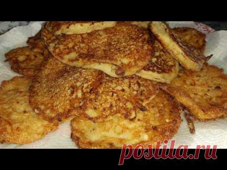 Оладьи из КАБАЧКОВ!!! Без муки!!! Вкуснотища 🤗👍Не успеваю ЖАРИТЬ 😉 они просто Улетают со СТОЛА ☺️