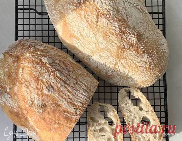 Как приготовить Домашняя чиабатта Пошаговый рецепт с ингредиентами и фото