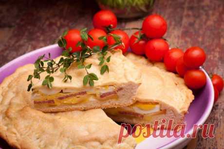 Пасхальный пирог с ветчиной и яйцом - Рецепты. Кулинарные рецепты блюд с фото - рецепты салатов, первые и вторые блюда, рецепты выпечки, десерты и закуски - IVONA - bigmir)net - IVONA - bigmir)net