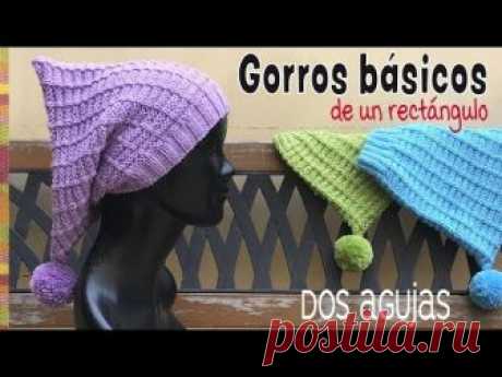 Gorro básico tejido de un rectángulo en un lindo punto fantasía. Este gorro es ideal para principiantes ya que es solo tejido recto 👍🏻 ••• Suscríbete a nuest...