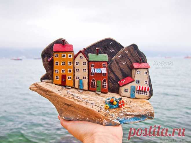 Деревянные города на ладони — Сделай сам, идеи для творчества - DIY Ideas