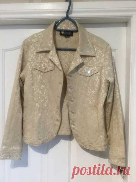 Christine Alexander Jacket With Swarovski Stones Size 10/12 Med | eBay