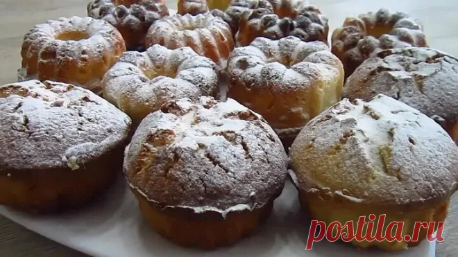 Творожные Кексы. Такие мягкие, что тают во рту!